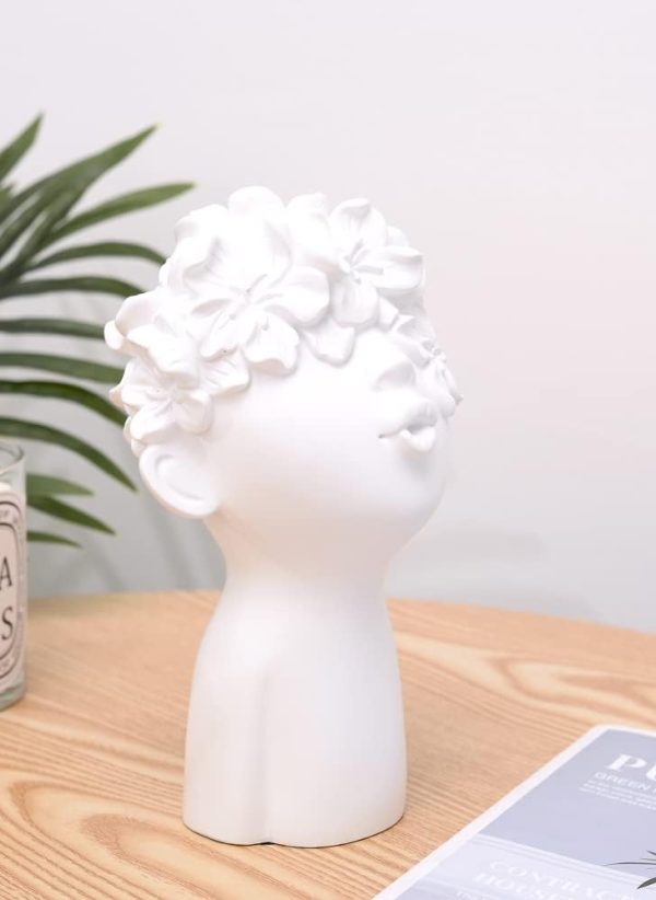 Blowing Kisses - Black and white - set of 2 statues - Image 5