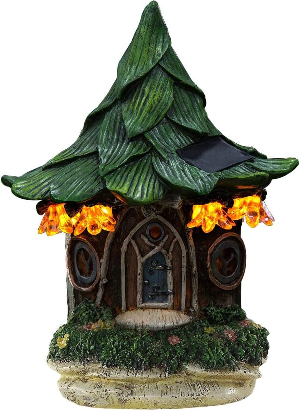 Fairy House with Flower Hanging Tree - Image 3