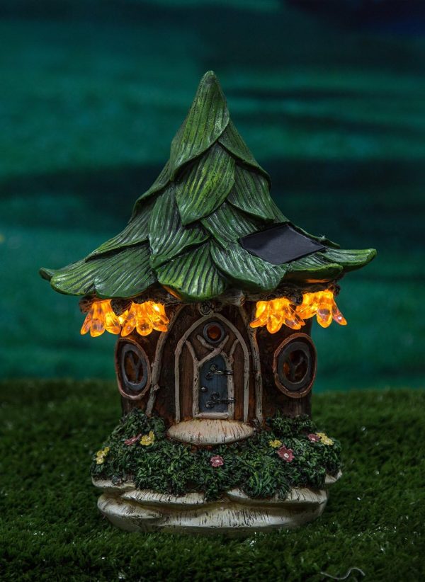 Fairy House with Flower Hanging Tree - Image 2