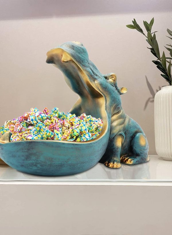 Resin Hippopotamus Figurine - Image 4